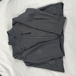 Calvin Klein Gray Jacket Zip Up Infinite Stretch Soft Shell Water Resistant Sz M